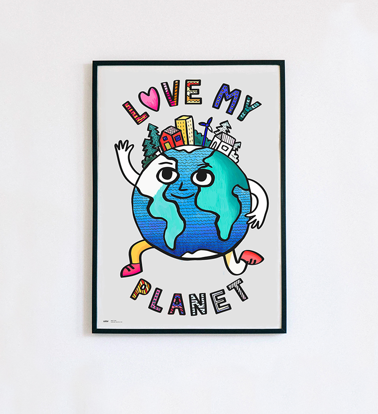 LOVE MY PLANET - Poster